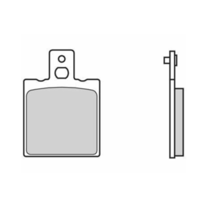 Plaquettes de Frein Arrière Brembo 07BB0106 Pour APRILIA CLASSIC 125 1995-2003