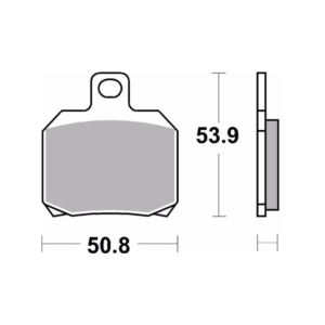 Plaquettes de Frein Arrière Brembo 07BB20SP Pour DUCATI PANIGALE V4 R 998 2019-2024