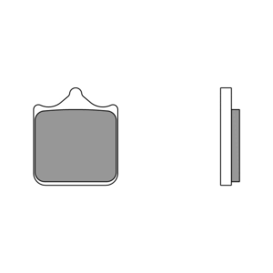 Plaquettes de Frein Avant Brembo 07BB33SA Pour TRIUMPH STREET SCRAMBLER 900 2019-2022