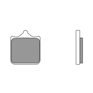 Plaquettes de Frein Avant Brembo 07BB33SR Pour KTM 990 SUPERMOTO 2008-2013