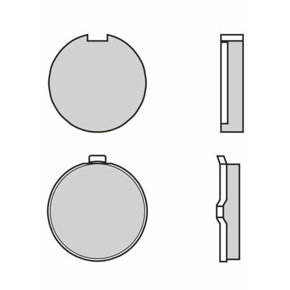 Plaquettes de Frein Avant / Arrière Brembo 07GR6319 Plaquettes de Frein Avant / Arrière Brembo 07GR6319