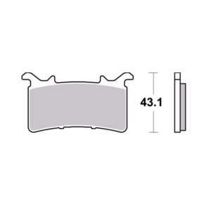 Plaquettes de Frein Avant Brembo 07GR99SA