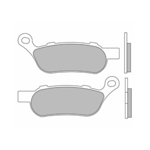 Plaquettes de Frein Arrière Brembo 07HD07SP HARLEY DAVIDSON FXD 1584 SERIES DYNA 08-10