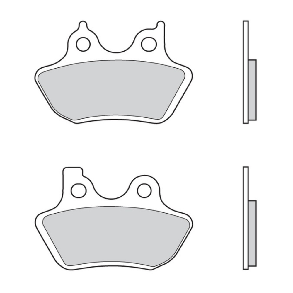 Plaquettes de Frein Arrière Brembo 07HD16CC Plaquettes de Frein Arrière Brembo 07HD16CC