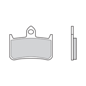 Plaquettes de Frein Avant Brembo 07HO28SR Pour HONDA NT 400 BROS 1988-1990