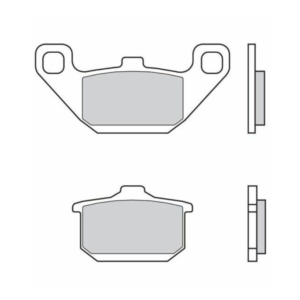 Plaquettes de Frein Avant Brembo 07KA08SA Pour KAWASAKI ZN 1100 SHAFT LTD 1984-1985