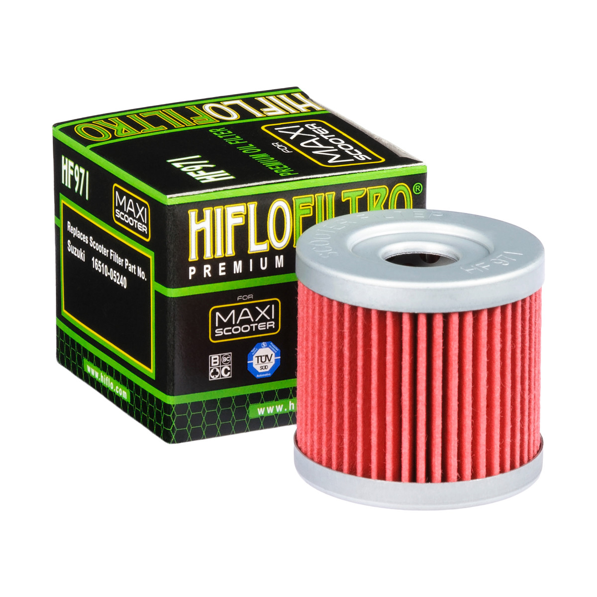Filtre à Huile HifloFiltro HF971 Pour SUZUKI UH 200 BURGMAN 2007-2020 Filtre à Huile HifloFiltro HF971 Pour SUZUKI UH 200 BURGMAN 2007-2020