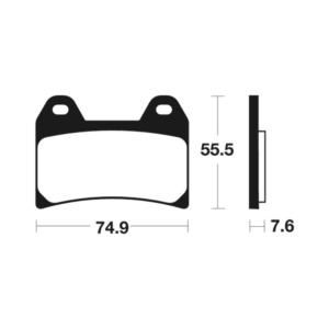 Plaquettes de Frein Tecnium ME277