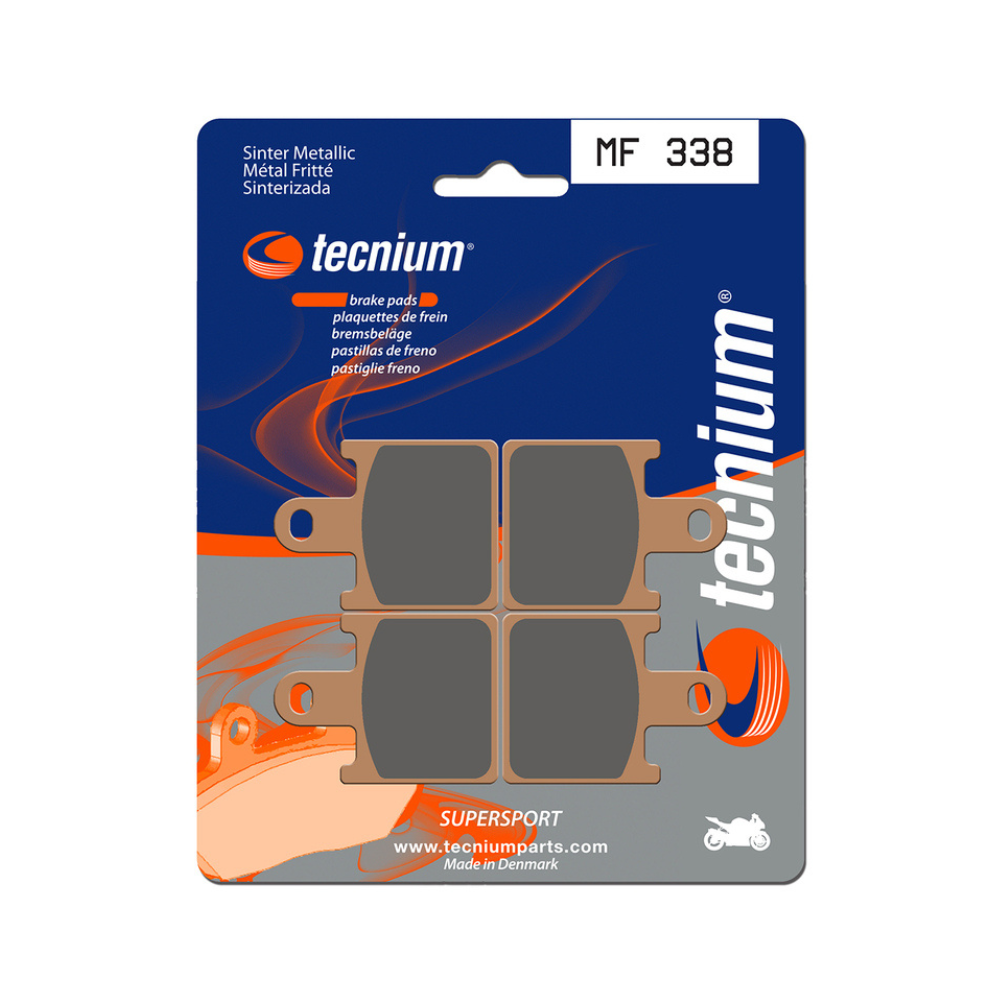 Plaquettes de Frein Avant Tecnium MF338 Pour KAWASAKI NINJA ZX-6 R 2007-2016 Plaquettes de Frein Avant Tecnium MF338 Pour KAWASAKI NINJA ZX-6 R 2007-2016