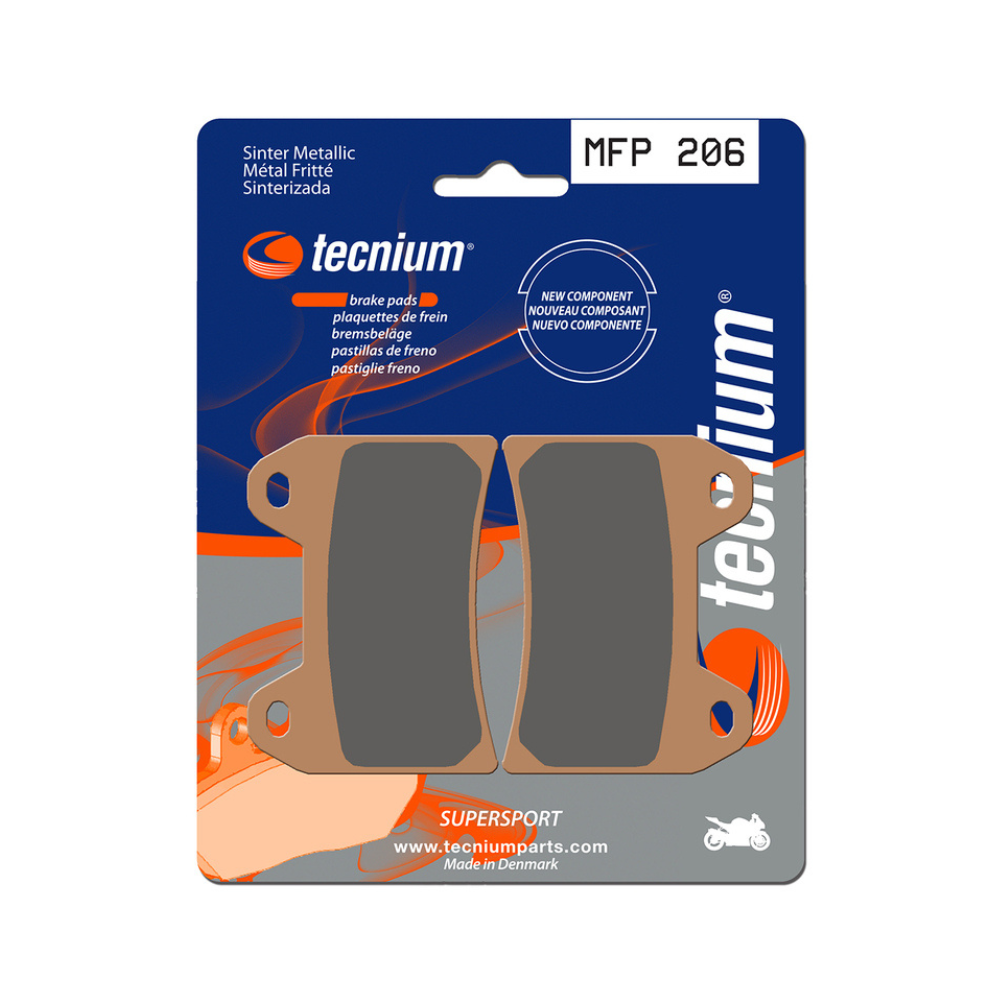 Plaquettes de Frein Avant Tecnium MFP206 Pour KTM 890 DUKE 2021-2023 Plaquettes de Frein Avant Tecnium MFP206 Pour KTM 890 DUKE 2021-2023