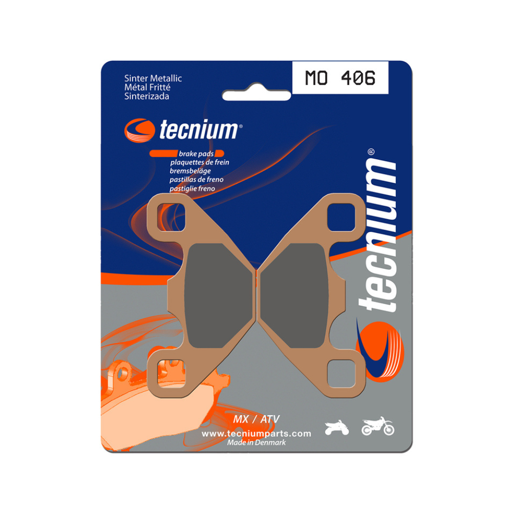 Plaquettes de Frein Arrière Tecnium MO406 Plaquettes de Frein Arrière Tecnium MO406