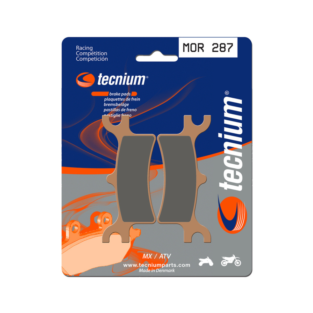 Plaquettes de Frein Avant / Arrière Tecnium MOR287 Plaquettes de Frein Avant / Arrière Tecnium MOR287