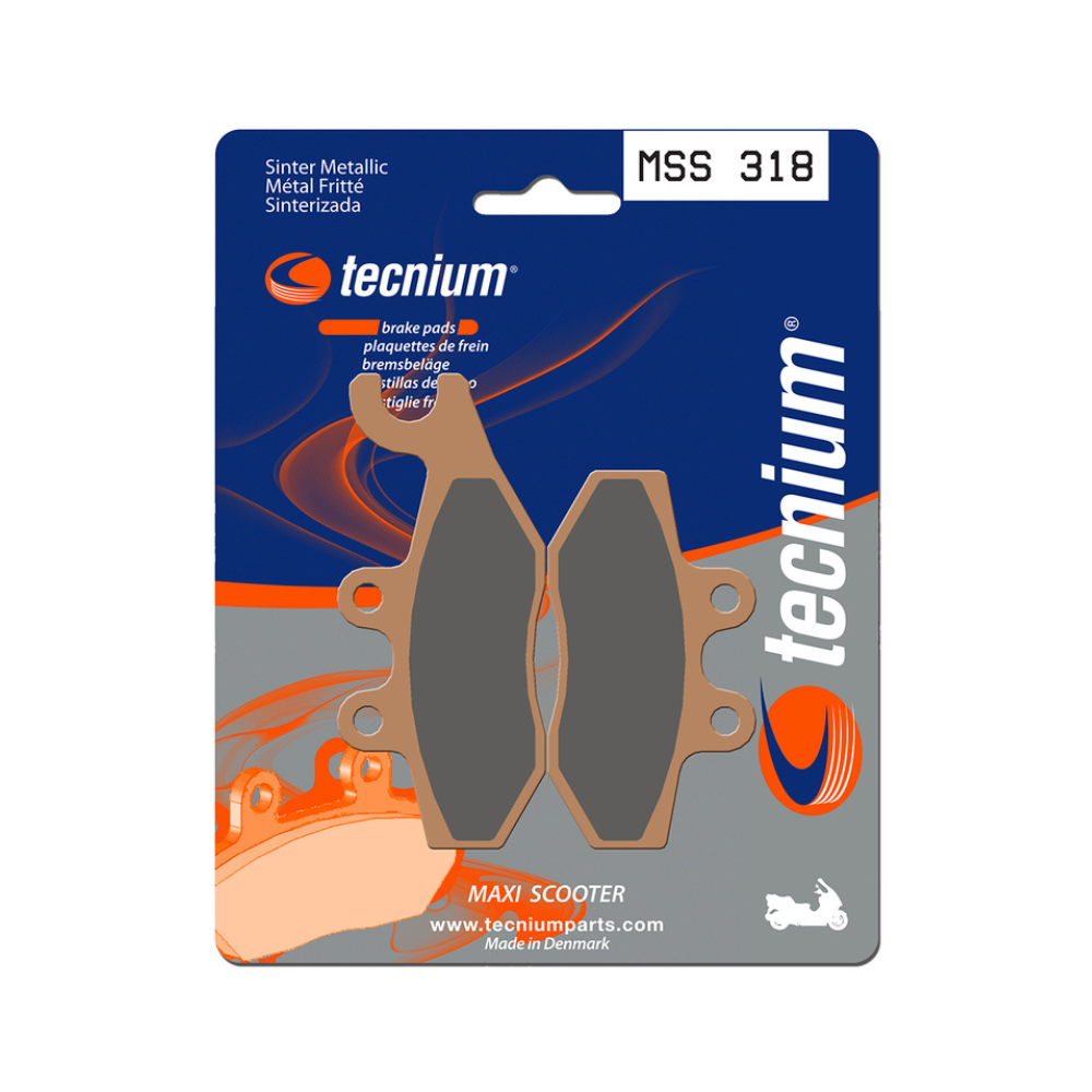 Plaquettes de Frein Arrière Tecnium MSS318 Plaquettes de Frein Arrière Tecnium MSS318