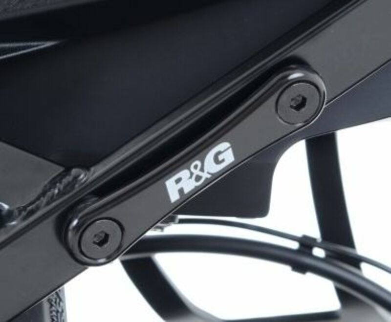 Cache-orifices repose pieds R&G RACING noir Honda CBR125R Cache-orifices repose pieds R&G RACING noir Honda CBR125R