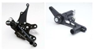 Commandes reculées R&G RACING noir Ducati