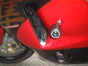 Tampons de protection R&G RACING Classic noir Suzuki GSX1300 Hayabusa