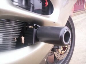 Tampons de protection R&G RACING noir Suzuki GSX600F/750F