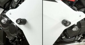 Tampons de protection R&G RACING Aero noir Honda CBR600 F