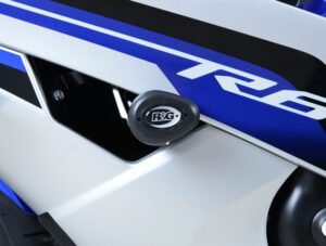 Tampons de protection R&G RACING Aero blanc Yamaha YZF-R6