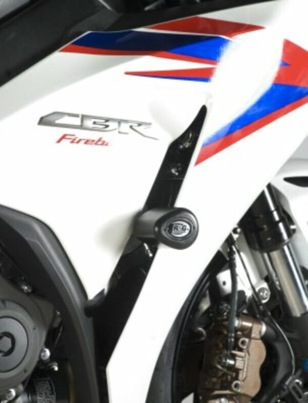 Tampons de protection R&G RACING Aero blanc (sans perçage) Honda CBR1000RR