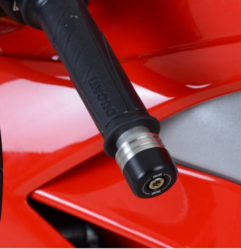 Embouts de guidon R&G RACING noir Ducati V4 Panigale Embouts de guidon R&G RACING noir Ducati V4 Panigale