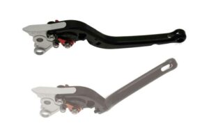 Levier d'embrayage repliable BIHR aluminium taillé dans la masse anodisé noir