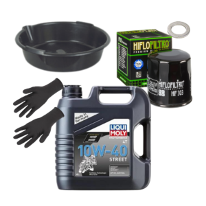 Pack vidange moto LiquiMoly street 10w40 HF303