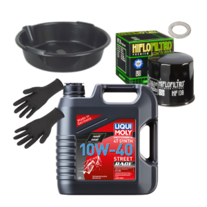 Pack vidange moto LiquiMoly street race 10w40 HF138