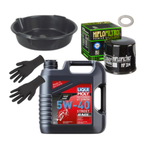 Pack vidange moto LiquiMoly street race 5w40 HF204