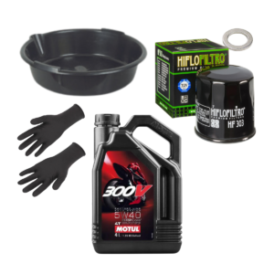 Pack vidange moto Motul 300V 5w40 HF303