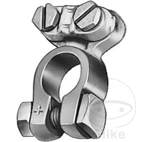 Borne de batterie négative à gauche