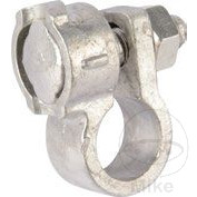 Borne de batterie négative en haut