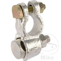 Borne de batterie négative en bas