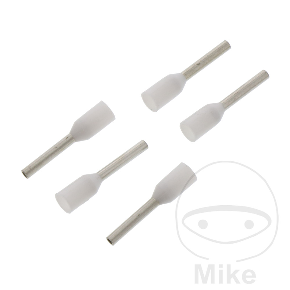 Embouts de câble 0.5x8mm avec manchon plastique Embouts de câble 0.5X8MM JMP