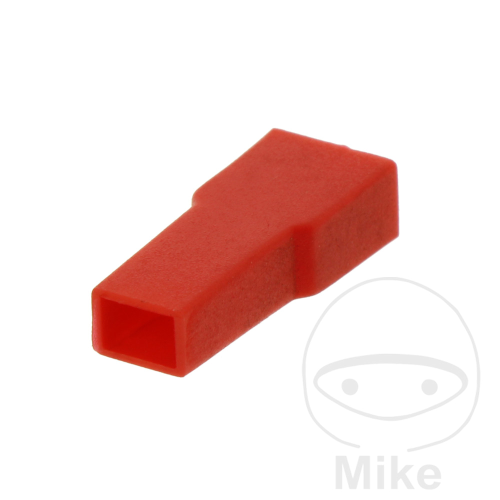 Cosses à fiches plates 1 pôle Mâle Rouge ISOT Boîtier à fiches plates 1 pôle