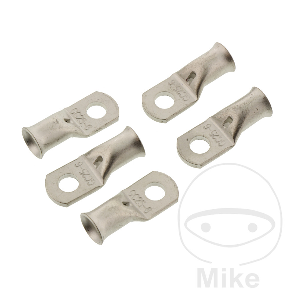 Cosse anneau non isolée 25.0mm M6 JMP Cosse Tubulaire non isole 25.0 M6 JMP