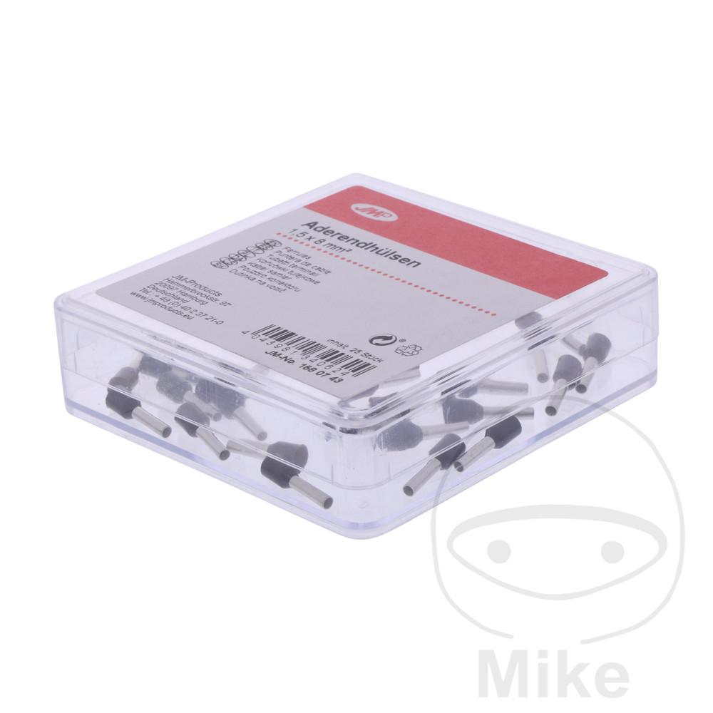 Embouts de fils avec douille plastique 1.50x8mm Pack de 25 Embouts de fils avec douille plastique 1.50x8mm Pack de 25 – Image 2