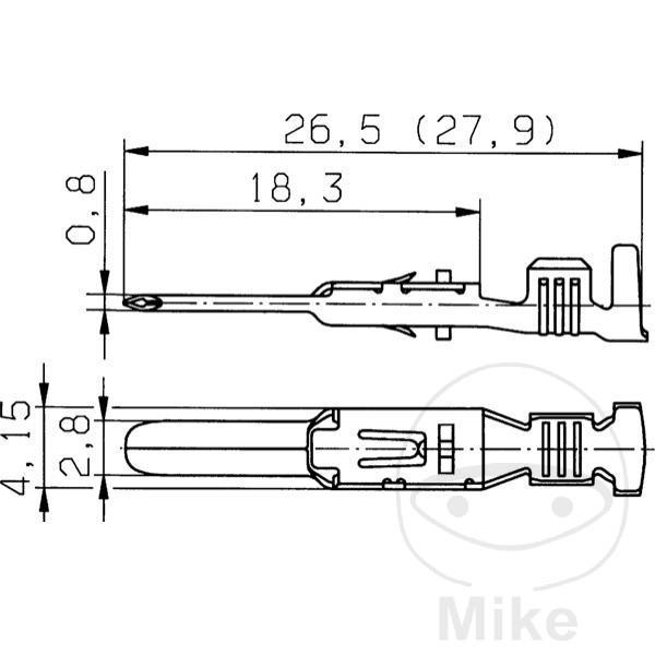 Cosse Plate 1.0-2.5 2.8 mm Cosse Plate 1.0-2.5 2.8 mm – Image 2
