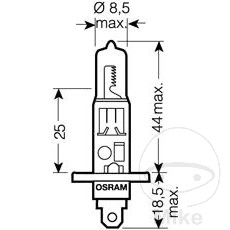 Ampoule H1 24V70W Osram Ampoule H1 24V70W Osram – Image 2