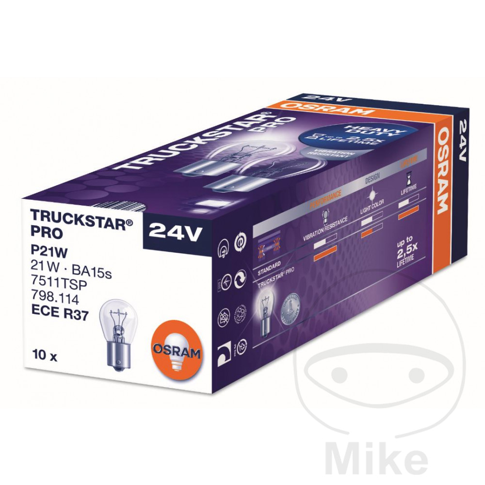 Ampoule 24V21W BA15S Osram Ampoule 24V21W BA15S Osram