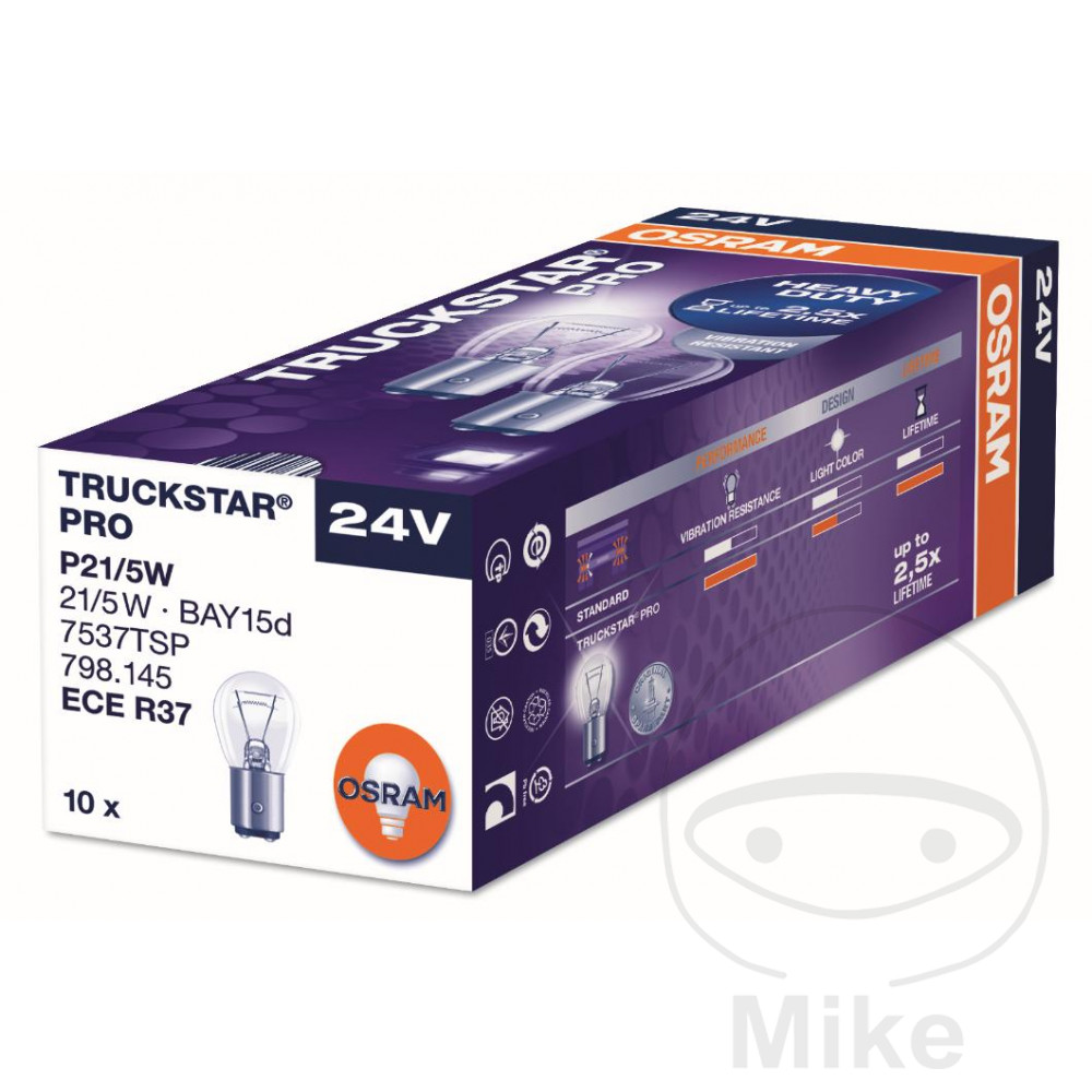 Ampoule 24V21/5W BAY15D Osram Ampoule 24V21/5W BAY15D Osram