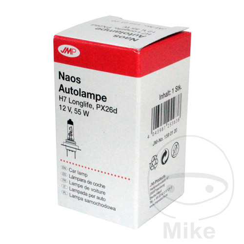 Ampoule 12V55W H7 Longlife JMP Ampoule 12V55W H7 Longlife JMP – Image 2