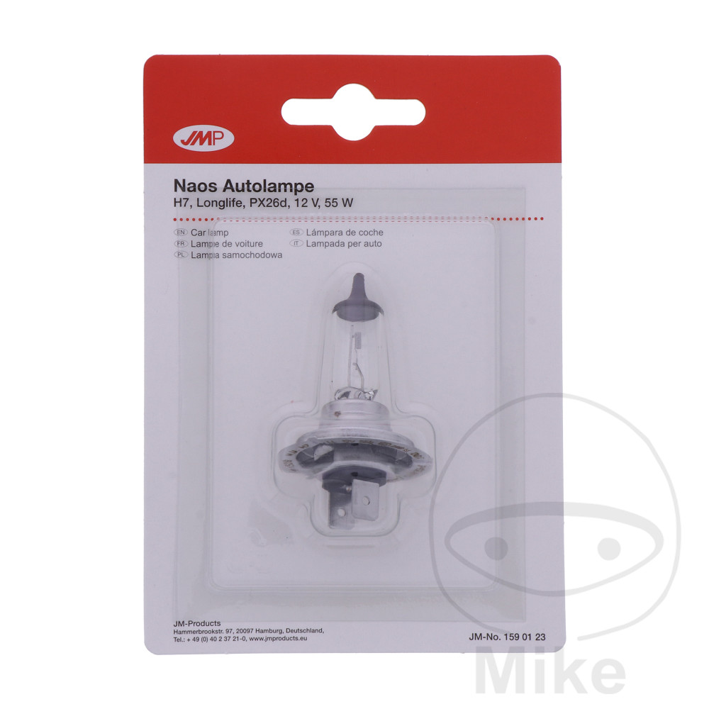 Ampoule 12V55W H7 Longlife JMP Ampoule 12V55W H7 Longlife JMP