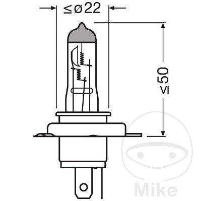 BULB H19 12V60/55W OSRAM BULB H19 12V60/55W OSRAM – Image 3