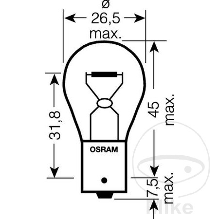 Ampoule 24V21W BA15S Osram Ampoule 24V21W BA15S Osram – Image 2