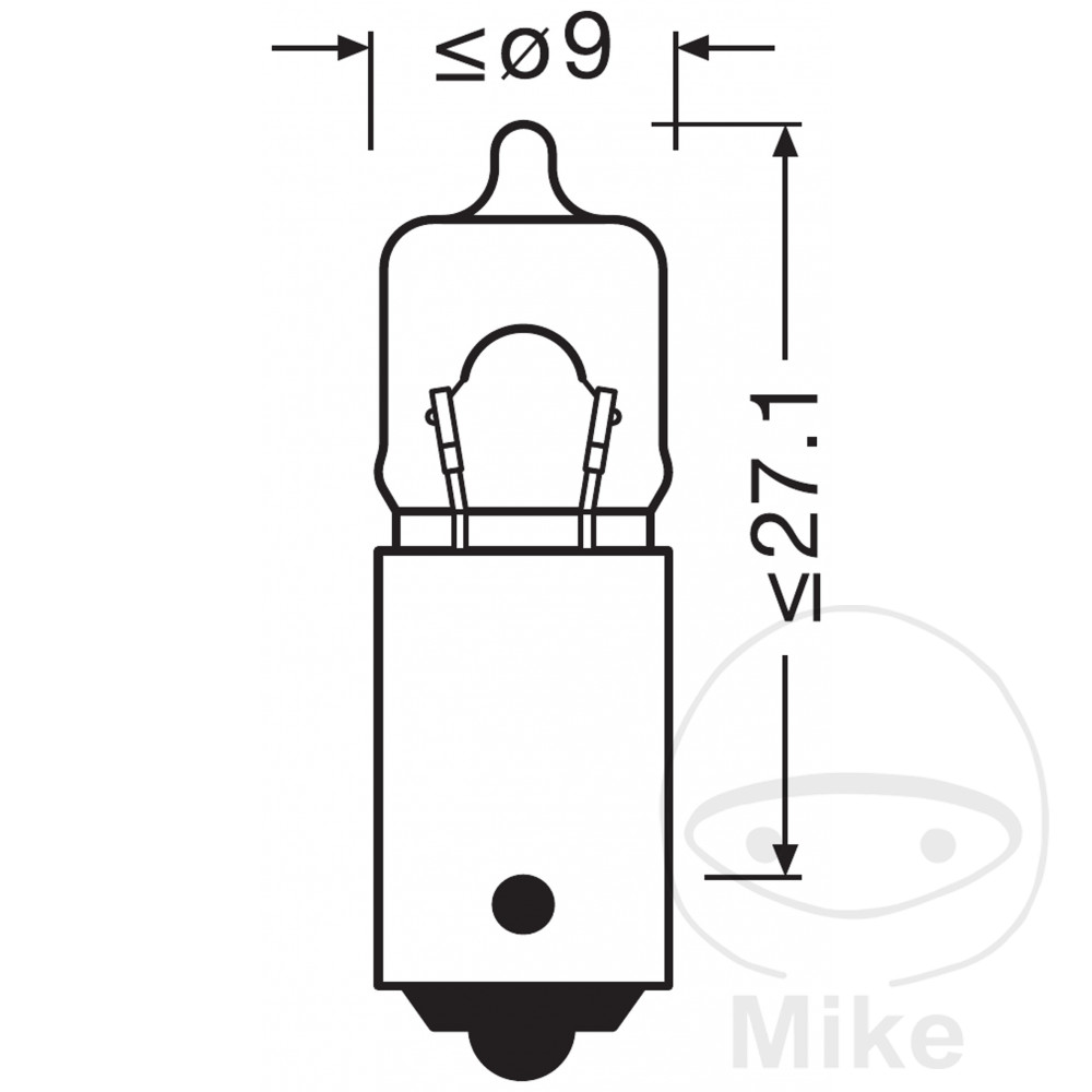 Ampoule 12V5W BA9S Osram Ampoule 12V5W BA9S Osram – Image 2