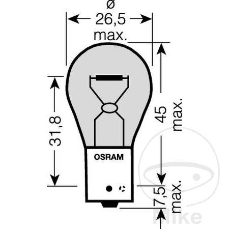Ampoule 12V21W BAU15S Osram Ampoule 12V21W BAU15S Osram – Image 2