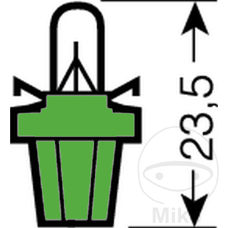 Ampoule 12V2W B8.5D Osram Ampoule 12V2W B8.5D Osram – Image 2