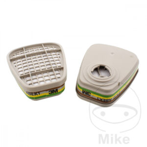 Masque à gaz et à filtre 2 pièces