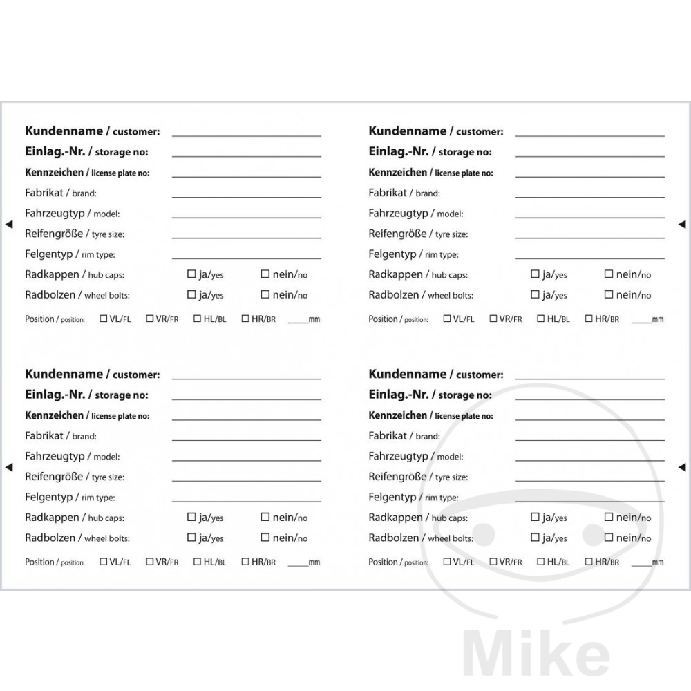 Etiquettes de rechange 100 pièces Etiquettes de rechange 100 pièces